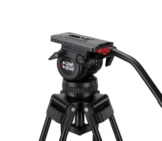 Preview: Camgear DV6P AL GS, Alu Tripod System bis zu 10 kg, Ground Spreader & Tripod Bag