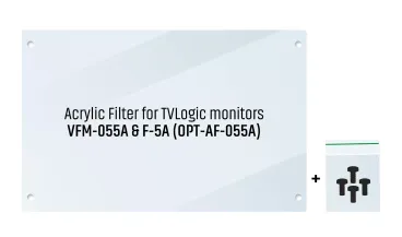 Acrylic Filter for TVLogic F-5A, clear protection filter for monitors