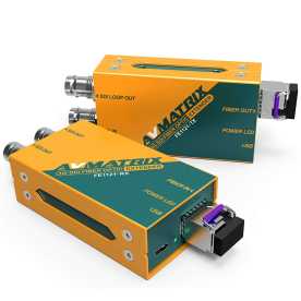 Preview: AVMatrix FE1121 3G-SDI Fiber Extender-Kit, bis 20km Leitungslänge, 3GBit Level A