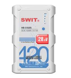 Swit HB-C420S, 500W High Load 420Wh V-mount Battery, 28.8V Voltage, 500W Constand Load for high power cine lights