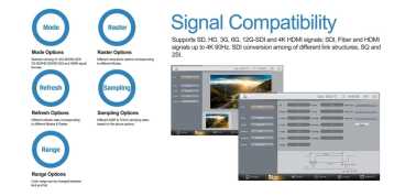 Lilliput SG-12G SDI Broadcast Pattern Testbildgenerator und 7'' Monitor bis 4:4:4