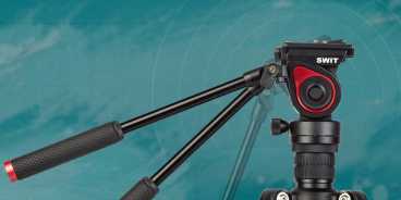 Swit MUF50 Aluminum Camera Tripod KIT, with SWIT TH50 Fluid Video Head, 5kg Payload, Soft Bag