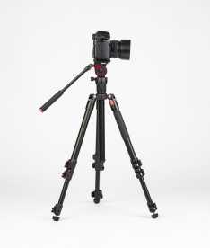 Swit MUF50 Aluminum Camera Tripod KIT, with SWIT TH50 Fluid Video Head, 5kg Payload, Soft Bag