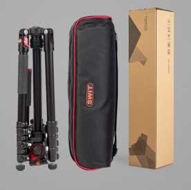 Swit MUF50 Aluminum Camera Tripod KIT, with SWIT TH50 Fluid Video Head, 5kg Payload, Soft Bag