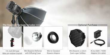 Swit MINI-150B | 150W Mini Bowens COB-LED Bi-color Video Light