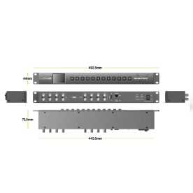 AVMatrix MSS0811, 8x8 3G-SDI Matrix-Switcher