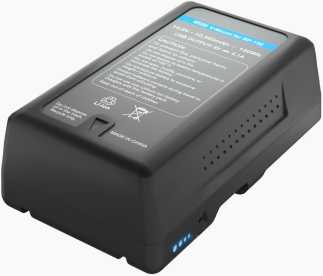 Preview: Newell BP-150WS, V-Mount Li-Ion Akku 150 Wh/14,8 Volt / 10,4 Ah, USB-Ausgang: 5 V, 2,1 A