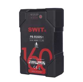 Preview: Swit PB-R160S+ l 160Wh Waterproof IP54 Robust Heavy-duty Battery, V-Mount, also ideal for long term use or high power draw lights