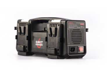 Preview: Swit PC-P461S, 4ch x max 6A Top Fast Simultaneous 14V/28V Charger, V-Mount