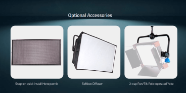 Swit PL-S300D, 300W Bi-Color Soft-light Studio TLCI99 LED Panel Light, SWIT Free Design for Lighting Studios