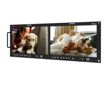 Preview: TVLogic R-9D, Dual 10.1” 12G Ready 4RU Rack-Mount Monitor Preview: TVLogic R-9D, Dual 10.1” 12G Ready 4RU Rack-Mount Monitor