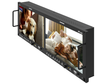 Preview: TVLogic R-9D, Dual 10.1” 12G Ready 4RU Rack-Mount Monitor Preview: TVLogic R-9D, Dual 10.1” 12G Ready 4RU Rack-Mount Monitor