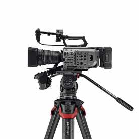 Sachtler System aktiv12T flowtech100 GS geeignet für eine Traglast von 0 - 14 kg.