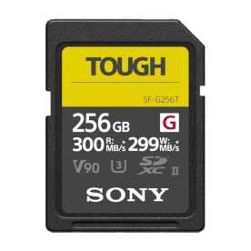 Sony SF-G256T TOUGH 256 GB, 256 GB SDXC UHS-II Speicherkarte, 299 MB/s, V90