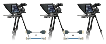 DataVideo TP-700, ENG-Teleprompter mit 15,3"-LCD-Display und DV Prompter Plus für eine umfassende ENG-Teleprompter-Lösung