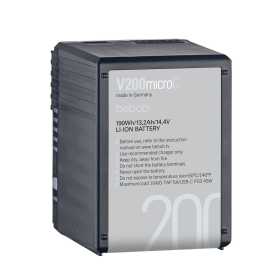 Bebob V200microC, micro V-Mount Li-Ion Akku, 14,4V / 13,2Ah/190Wh, USB-C PD3, D-Tap