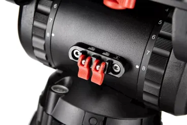 Preview: Camgear V25P EFP CF GS (100mm Bowl) EFP100/CF2 Carbon Fiber Tripod, Ground Spreader GS-2 & Tripod Bag