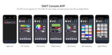 Swit VANGO-100, Slim professional 100W RGBW LED Panel Light, V-Mount, DMX&APP