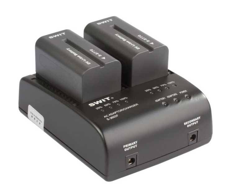 Ladegerät SWIT S-3602F simultan Doppellader für NP-F... Akkus