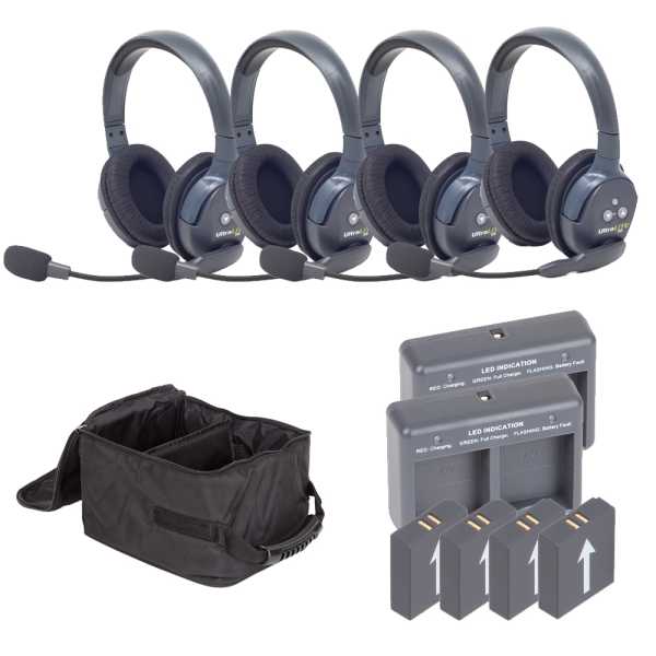 EARTEC ULTRALITE 4-D HD {UL4D} digital DECT Intercom Headset EARTEC ULTRALITE 4-D HD {UL4D} digital DECT Intercom Headset