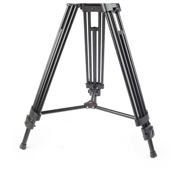 Swit TOWER100, Aluminum Camera Tripod KIT, TH100A Fluid Video Head, Mid-level Spreader, 10kg Payload, Soft Bag