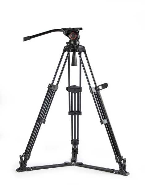 Swit TOWER150, Aluminum Camera Tripod KIT, TH150 Fluid Video Head, Ground Spreader, 15kg Payload, Soft Bag