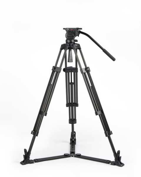 Swit TOWER150, Aluminum Camera Tripod KIT, TH150 Fluid Video Head, Ground Spreader, 15kg Payload, Soft Bag