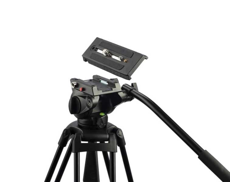 Swit TOWER150, Aluminum Camera Tripod KIT, TH150 Fluid Video Head, Ground Spreader, 15kg Payload, Soft Bag