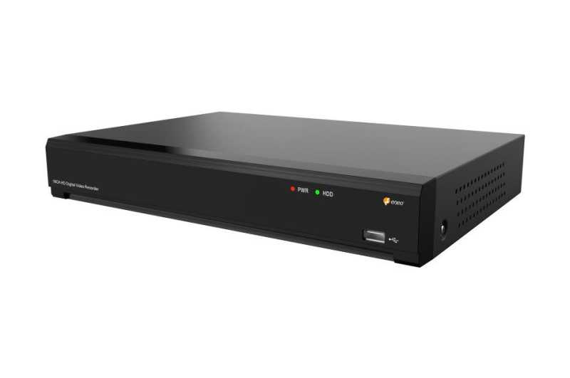 eneo MNR-18N16000A, Hybrid HD Video Rekorder 16-Kanal Analog, 8-Kanal IP, HDMI, 1xSATA, ohne HDD