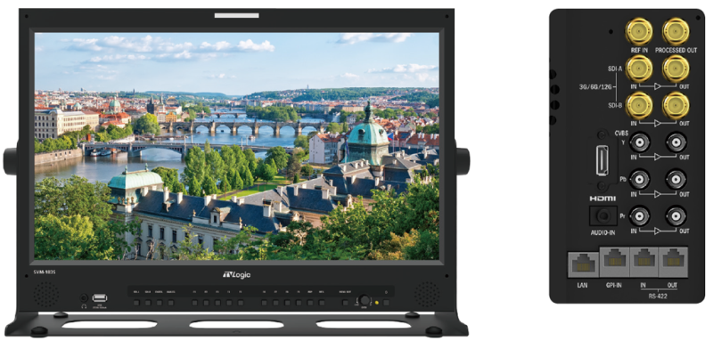 TVLogic SVM-183S, 18,5-Zoll-Full-HD-Monitor mit 10 Bit, 2x 12G-SDI