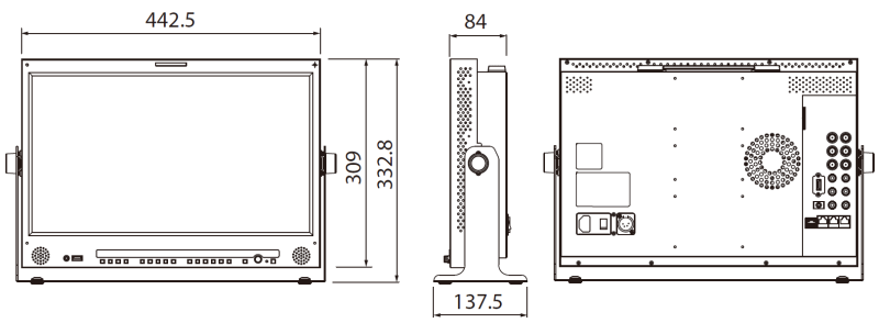 TVLogic SVM-183S, 18,5-Zoll-Full-HD-Monitor mit 10 Bit, 2x 12G-SDI