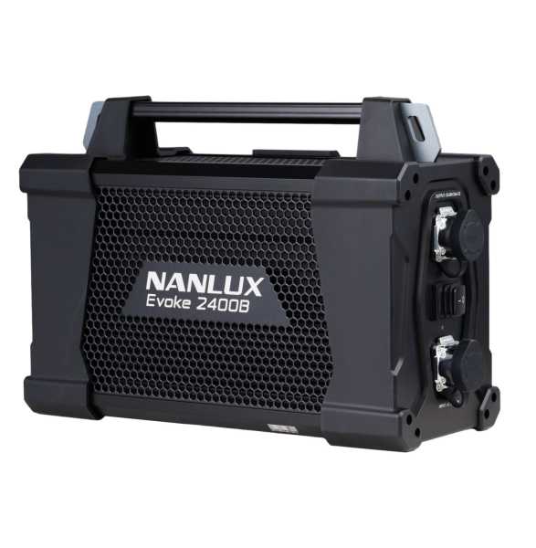 NANLUX Evoke 2400B ST-Kit Bi-Color LED COB Studio-Scheinwerfer 2700K - 6500K, Trolley Case Kit