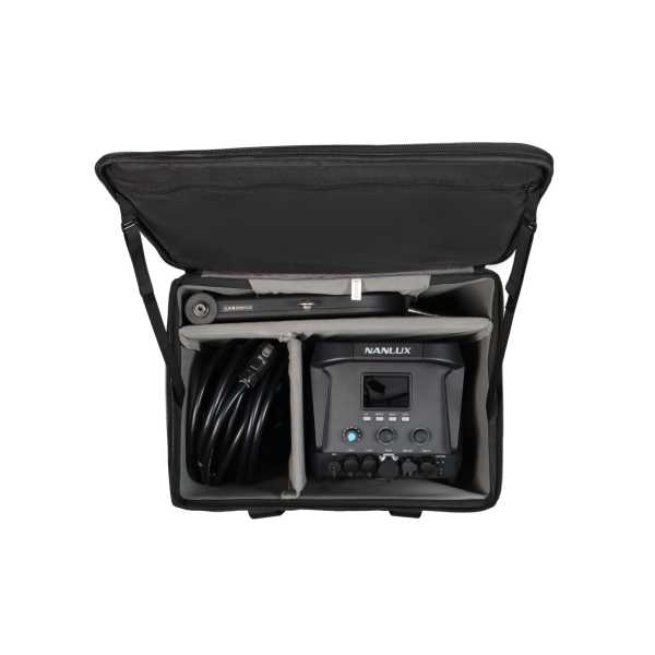 NANLUX Evoke 2400B ST-Kit Bi-Color LED COB Studio-Scheinwerfer 2700K - 6500K, Trolley Case Kit