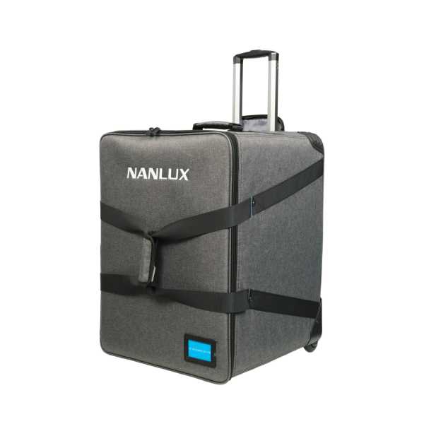 NANLUX Evoke 2400B ST-Kit Bi-Color LED COB Studio-Scheinwerfer 2700K - 6500K, Trolley Case Kit