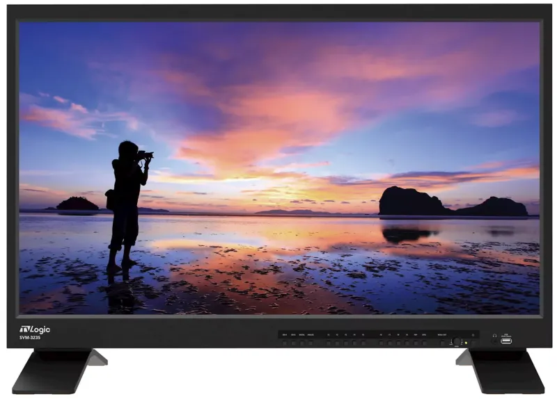 TVLogic SVM-323S, 32" 12G-SDI with FHD LCD Monitor 12G-SDI Input to 3G-SDI Processed Output