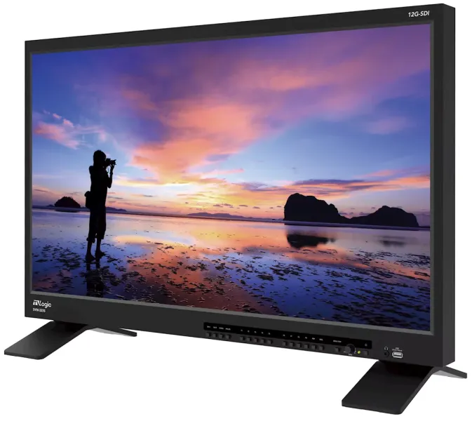 TVLogic SVM-323S, 32" 12G-SDI with FHD LCD Monitor 12G-SDI Input to 3G-SDI Processed Output