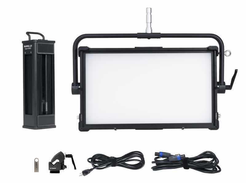 NANLUX Dyno 650C, Multifunktions Flächenleuchte RGBWW LED 650W / 2700K - 20000K, 2.649 Lux @ 3m