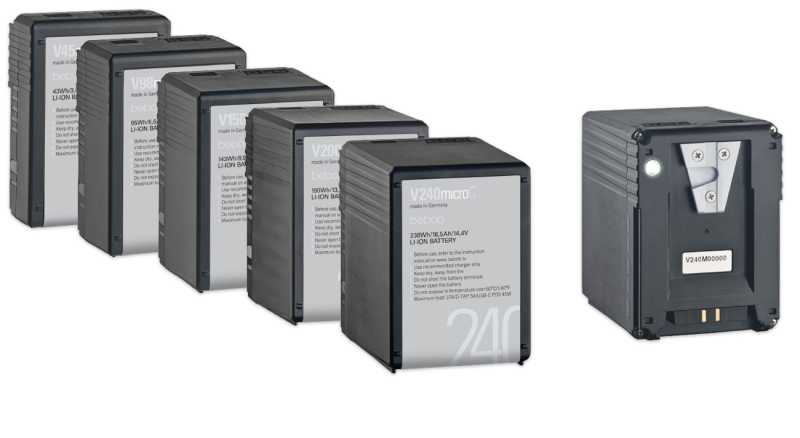 Bebob V45microC, micro V-Mount Li-Ion Akku, 14,4V / 3,0Ah/43Wh, USB-C PD3, D-Tap