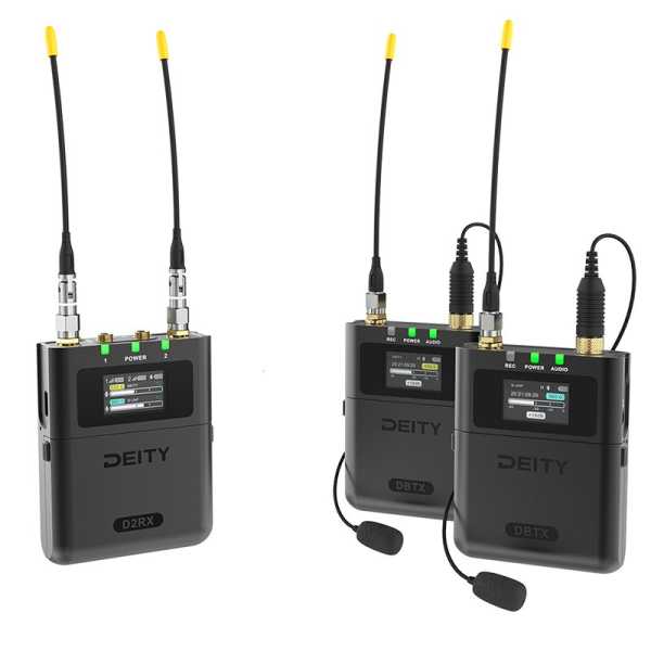 Deity Theos Digital Wireless 2ch Kit (Global version) im UHF-Breitbandspektrum von 550 - 960 MHz