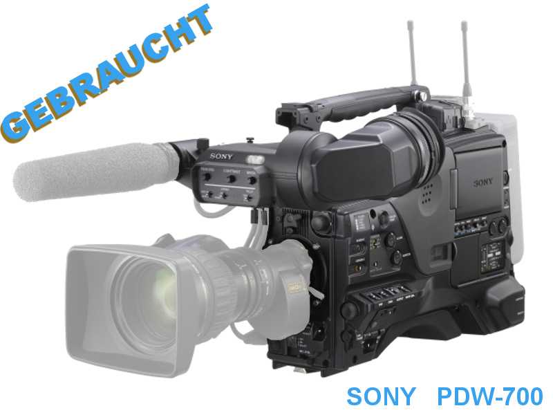 GEBRAUCHT - SONY PDW-F800 mit HDVF-20A mit 1330 Laser-Hr.