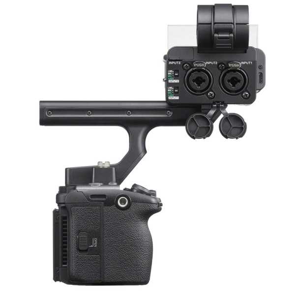 Sony ILME-FX5 mit XLR-Griff, Vollformat 4K 120p Exmor R CMOS Kamera mit E-Mount, BIONZ XR2 Prozessor