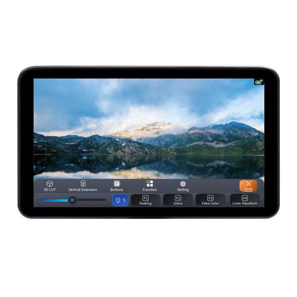 Portkeys - LH7H White, 7" LCD-Monitor mit 1000nits Helligkeit, HDMI In und Out, NP-F Akku-Mount