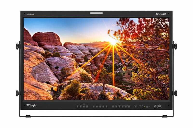 TVLogic LUM-242H, 24" 4K LCD Monitor, 3840x2160, 12G-SDI, HDMI, HDR Emulation, 1000cd/m²
