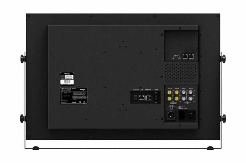 TVLogic LUM-242H, 24" 4K LCD Monitor, 3840x2160, 12G-SDI, HDMI, HDR Emulation, 1000cd/m²