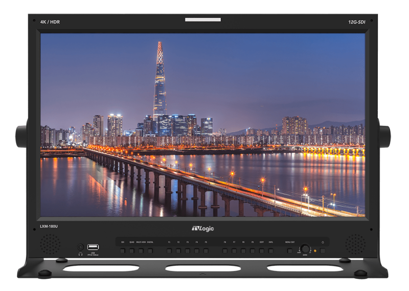 TVLogic LXM-180U, 18.5" 4K/UHD 12G-Quad Multi View Monitor