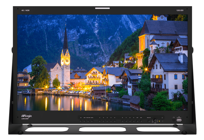 TVLogic LXM-240P, 24"  HDR vs SDR Comparison Display 4K/UHD 12G-Quad Multi View Monitor