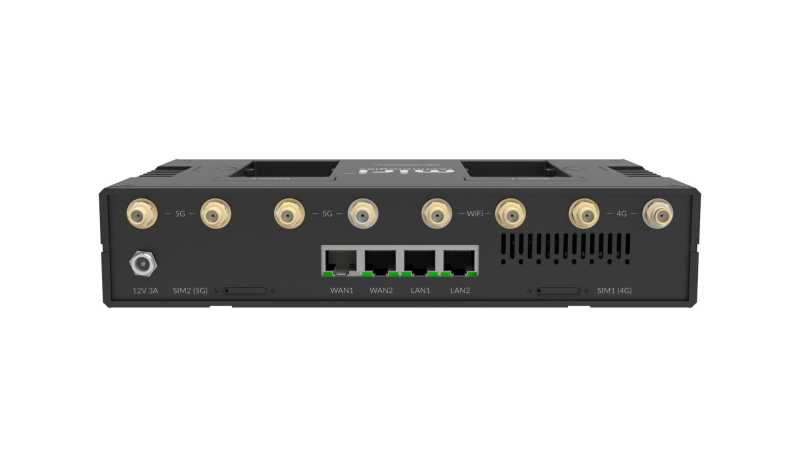 MIRI X510 Bonding Router, für bis zu sieben Internetverbindungen, AES-256-Verschlüsselung, NP-F Akkubetrieb