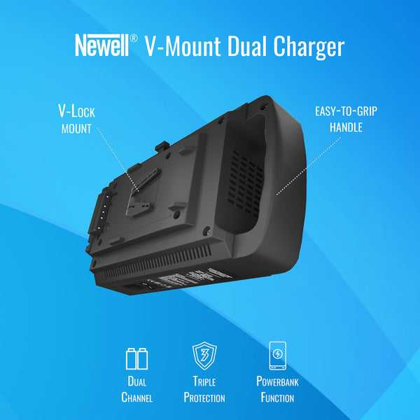 Newell dual-channel, simultanes  Ladegerät für V-Mount