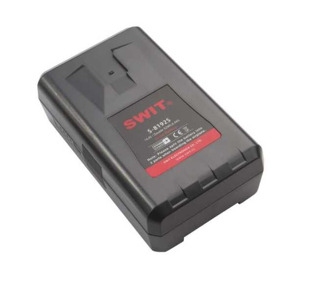 V-Mount flugtauglich Li-Ion Akku SWIT S-8192S IATA {14,4V 12,8AH 184Wh mit D-TAP}