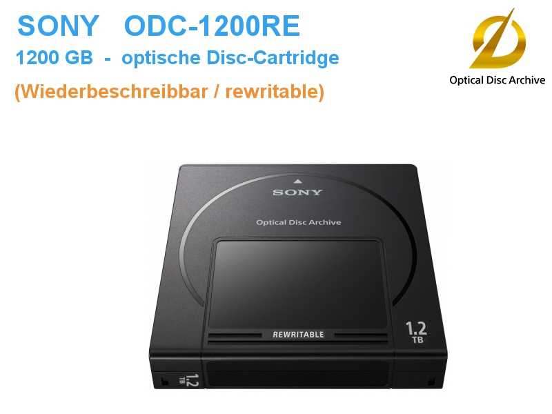 Sony ODC- 1200RE Optical Disc Archive 1,2 TB {wiederbeschreibbar}